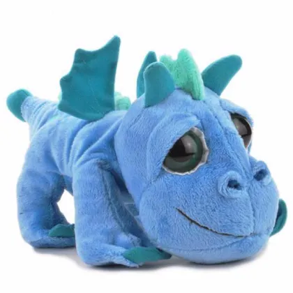 Children day cartoon gift wholesale blue dragon plush toy for sale