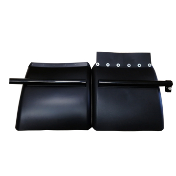 Semi Truck Stainless Steel Quarter Panel Fender Set with Tube Brackets 24x24