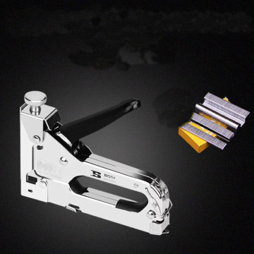 Efficient Safety Electroplated Heavy Duty Staple Gun for Carpentry