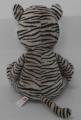 Preto e branco listras postura brinquedos de pelúcia tigre
