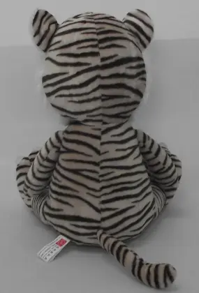 Black and white stripes posture tiger plush toys