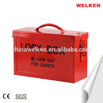 Portable lock out for safety, CE approved carbon steel BD-8811 Lock box