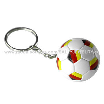 Personalized World Cup Soccer Ball Keychains, OEM Orders are Welcome