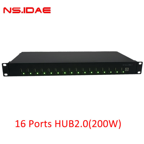 16 Ports 1U Ladegerät Hub2.0