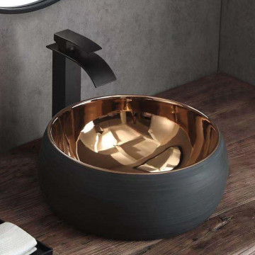 China Wholesale Vanity Ceramic New Design Hotel Small Round Bathroom Sink