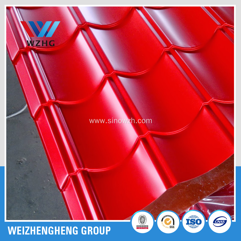 Prime Glazed corrugated steel sheet