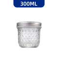 Frasco de almacenamiento de vidrio transparente con sello ajustado - ideal para uso de la cocina