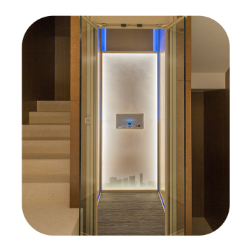 Residential Home Elevator: Large Capacity Panoramic Glass Elevator for Villa