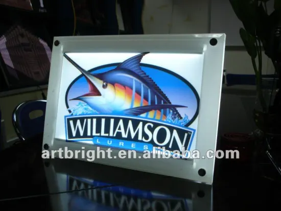 Advertising acrylic LED light box(LED crystal light box)