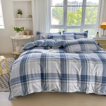 Nantong Printed Duvet Cover Bed Sheet Set Microfiber