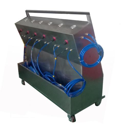 Freely movable mirror effect chrome spray plating machine