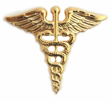Custom Enamel Metal Snake Medical Badge