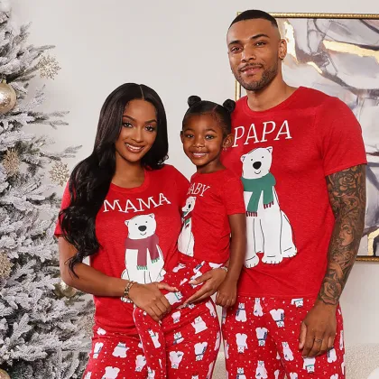 Family Christmas Pajamas: High-Quality Cotton Sleepwear in Plus Sizes
