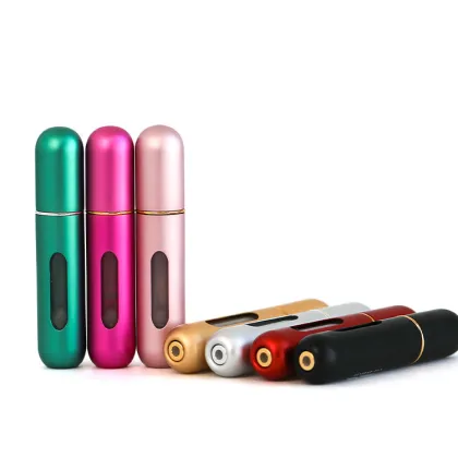 Aluminum Refillable Perfume Atomizer Bottle