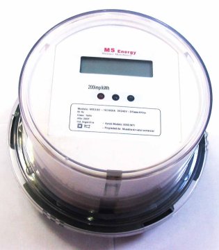 LCD display ANSI socket energy meter for US market
