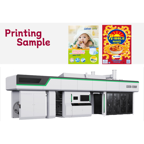 MATER Série 8 Cores sem engrenagem Máquina de impressão FlexO sem engrenagem