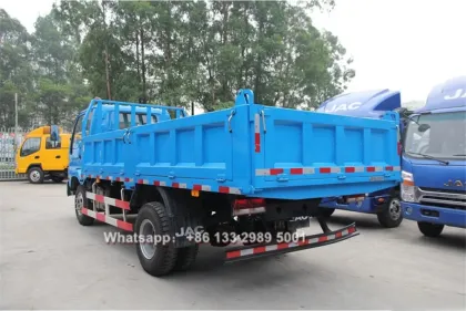 JAC 5 ton mini agricultural cargo dump truck for sale in Brunei