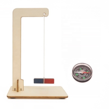 STEM Learning Wooden Educational Physics Science DIY Mini Compass Toy