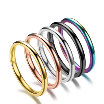 Hot Sale Titanium Steel 2mm Ring - Stainless Steel Couple Ring Network