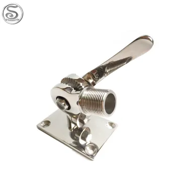 Marine VHF Dual Axis Antenna Base Mount for Boat