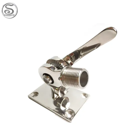 Marine VHF Dual Axis Antenna Base Mount for Boat