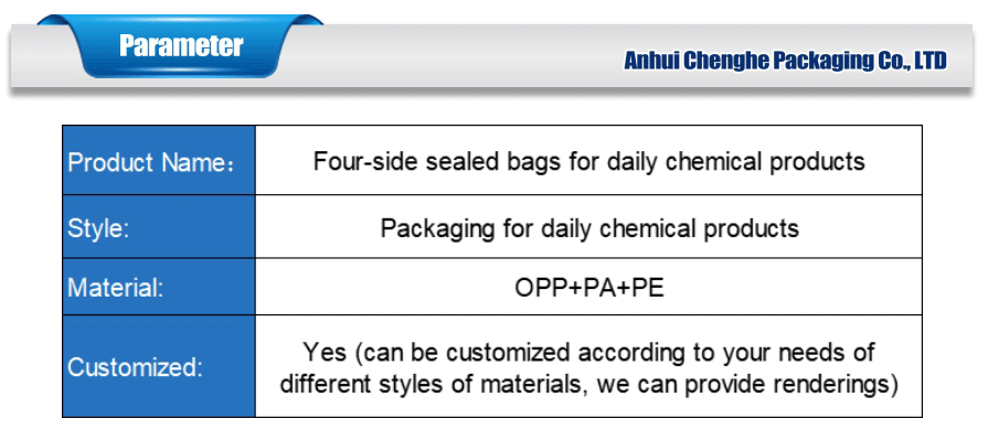 sealable bags for daily use products