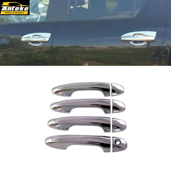 OEM Car ABS Carbon Fiber Chrome Exterior Accessories for Toyota Hilux Door Handle Bowl