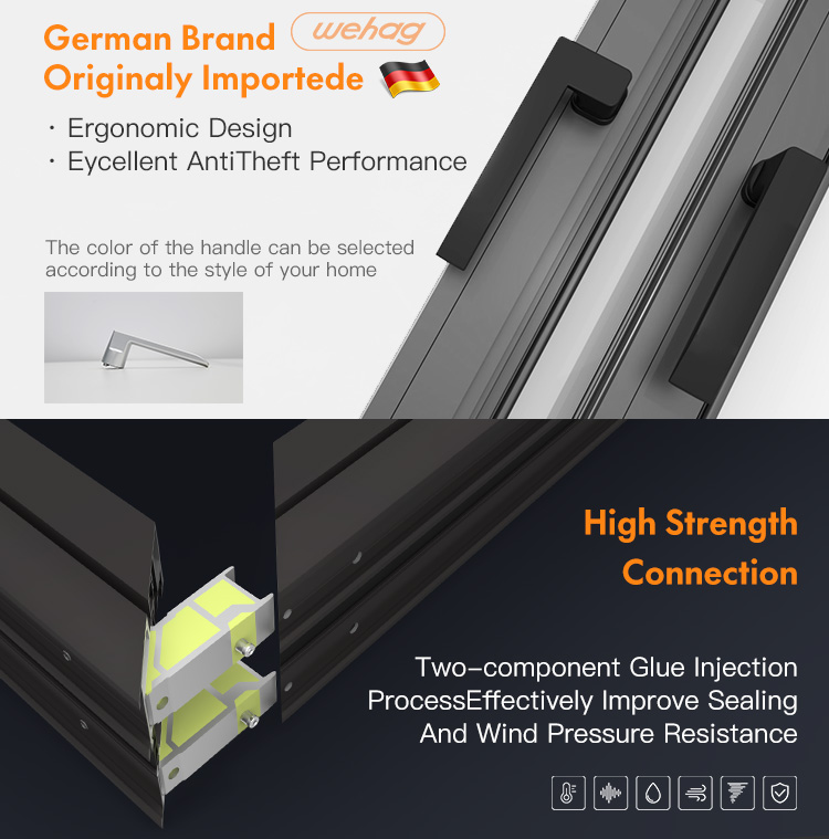 Aluminum Glass Siliding Windows