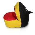 600D yellow shark bean bag for children