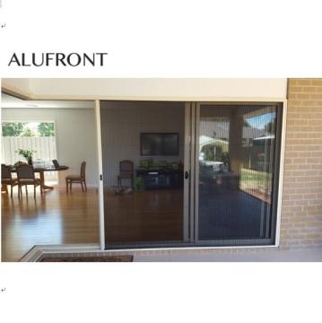 Pleated Insect Screen Door: Folding Retractable Accordion Fly Screen