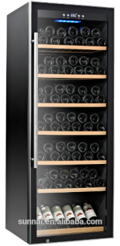 137 bottles single zone wine fridge