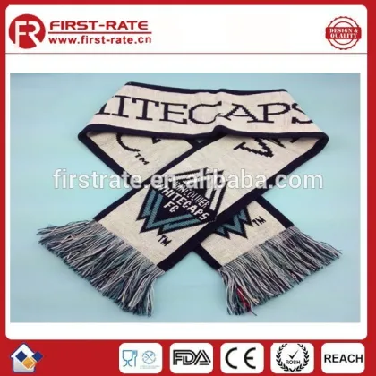 customized multi-color fringes acrylic scarf
