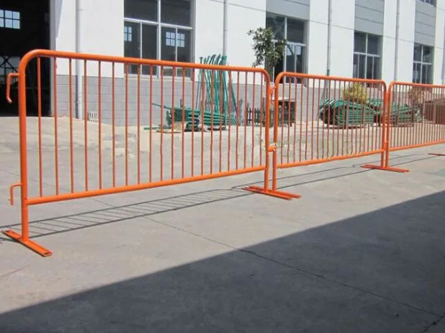 Barricadas de construção galvanizadas barreiras de controle de multidão com preço da fábrica