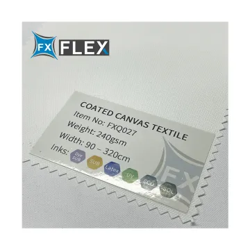 FLFX Custom Printed Waterproof Polyester Canvas Fabric Roll