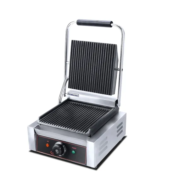Commercial Dual Breakfast Electric Contact Grill Panini Grill