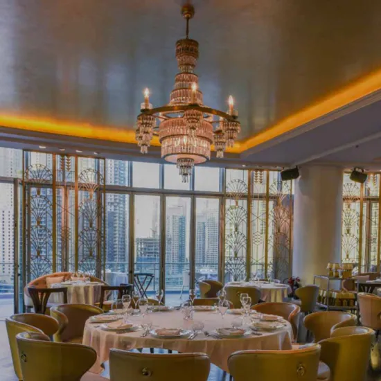 Custom Gorgeous Restaurant Plating Modern Ceiling Light