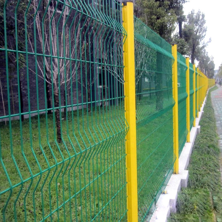 Decorative 3D Curved Welded Garden Mesh Fence