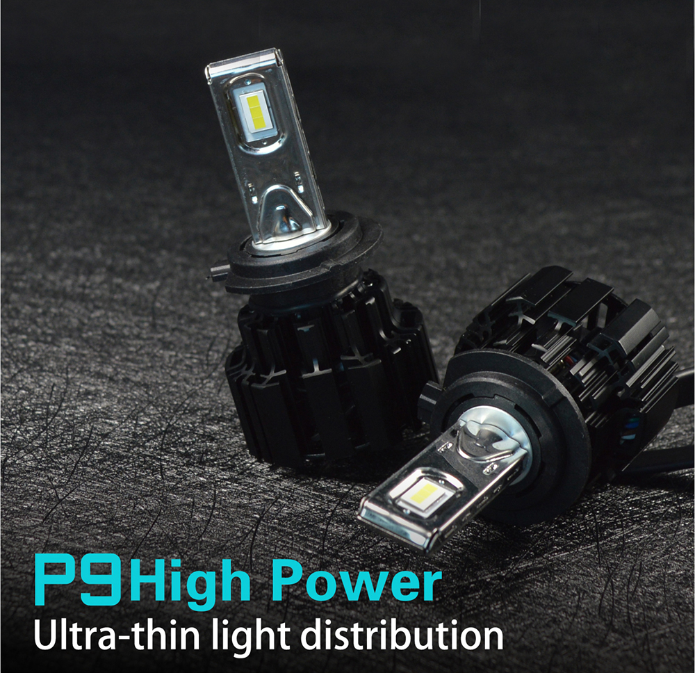 Brighter Led Auto H4 12v 100w 13600lm P9 H4 Led Conversion Kit For 12v ...