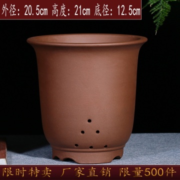 Miniatur pot bunga anggrek