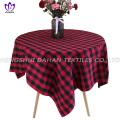 100% cotton grid table cloth-square for sale