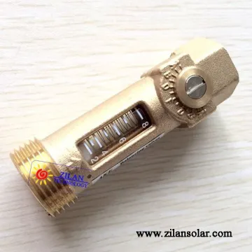 Solar boiler flow meter