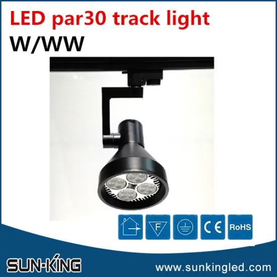 Contemporary factory price 35w 40w led spotlight track white, 220v led par30 track light with osram chip