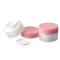 Ensemble de voyage en gros de l'usine Taille du logo personnalisé Plastique vide pp 15g Échantillon d'oeil mini-pots de crème cosmétique