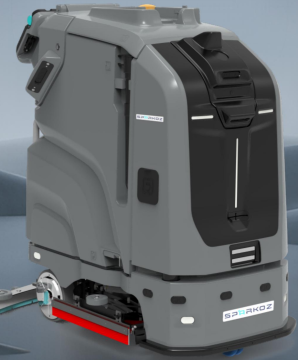 TN70-PRO: 2040 m²/h hocheffizienter autonomer Reinigungsroboter mit 12 Stunden Staubwischlaufzeit