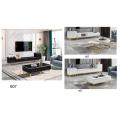 Light Luxury Coffee Table TV Cabinet Combination