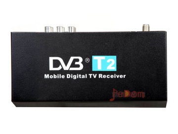 DVB-T2 digital TV tuner receiver box for car