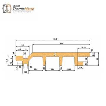 Flat Aluminum External Wall Panel Extrusion