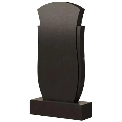 Black Simple Russian Tombstone Modern Design Indian Black Monument Stone Relief

**Title:** *Modern Black Monument Stone Relief for Russian-Inspired Indian Tombs*