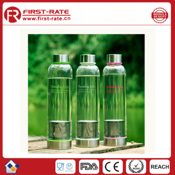 Bottle Glass Tea Infuser Water Bottle 550ML With Stainless Steel Filter