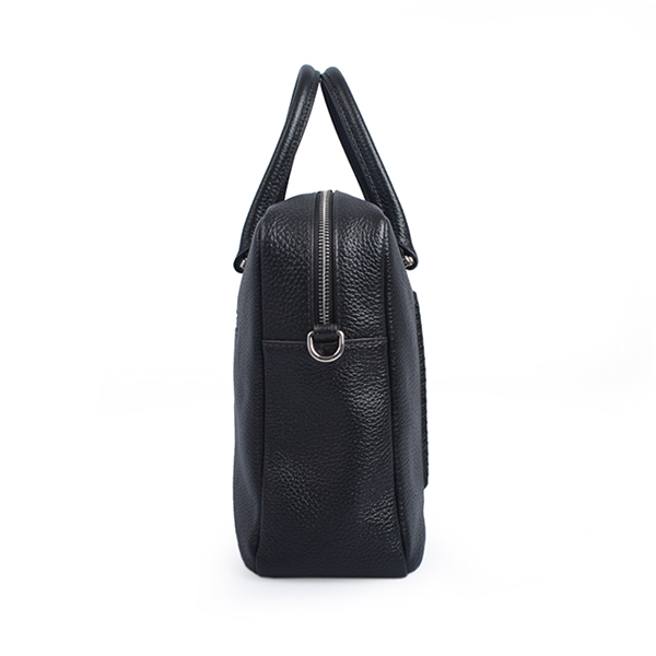 Genuine Leather Black Duffle Bag Large Capacity Tote Bag Waterproof Travel Bag handbag